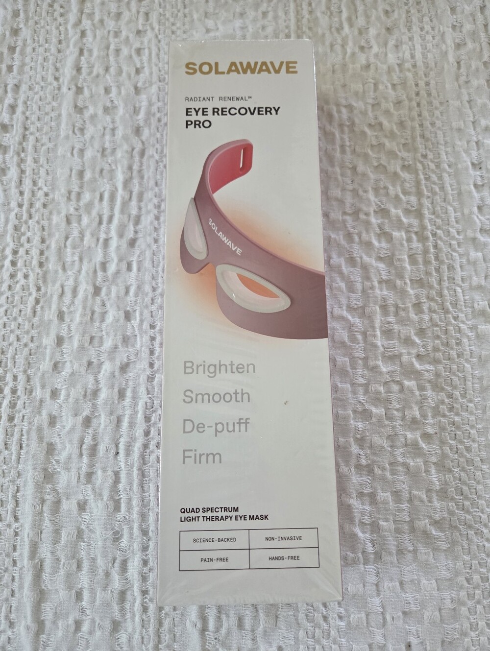 Solawave Radiant Renewal Eye Recovery Pro Light Therapy Mask | New